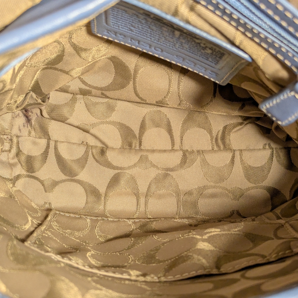 Coach Vintage 9335 Legacy Beautiful Studio Bag in Periwinkle Blue - Picture 9 of 14